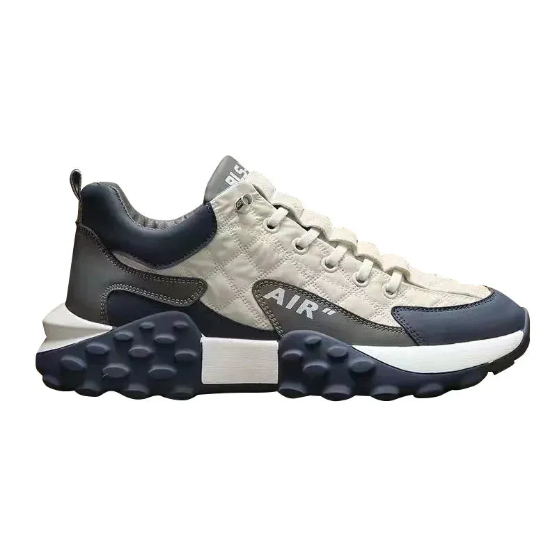 مجموعة اروين arwen&ajh group Suede upper lace up non-slip Men's outdoor daily walking hiking trekking shoes sneakers for men