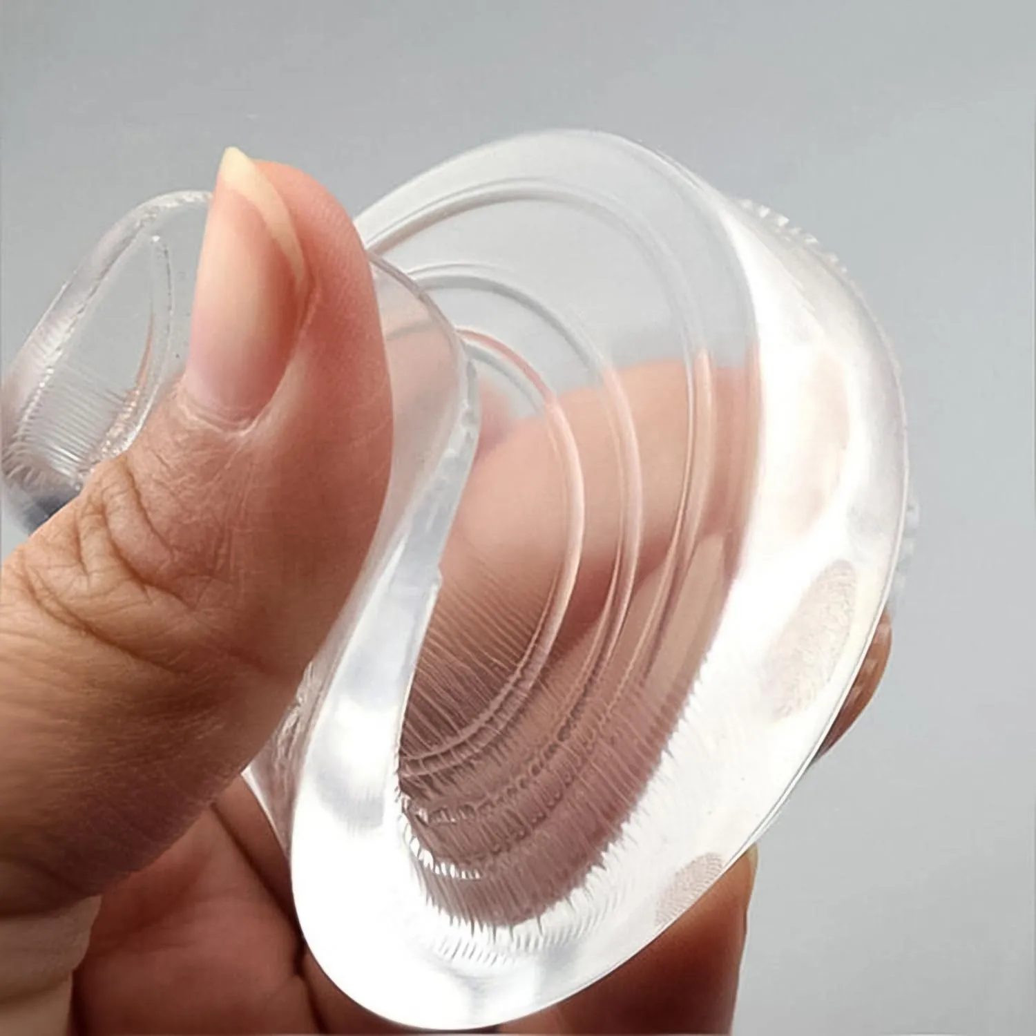 1 Pairs Silicone Heel Pads, Shoes Insole (9×7 Cm)