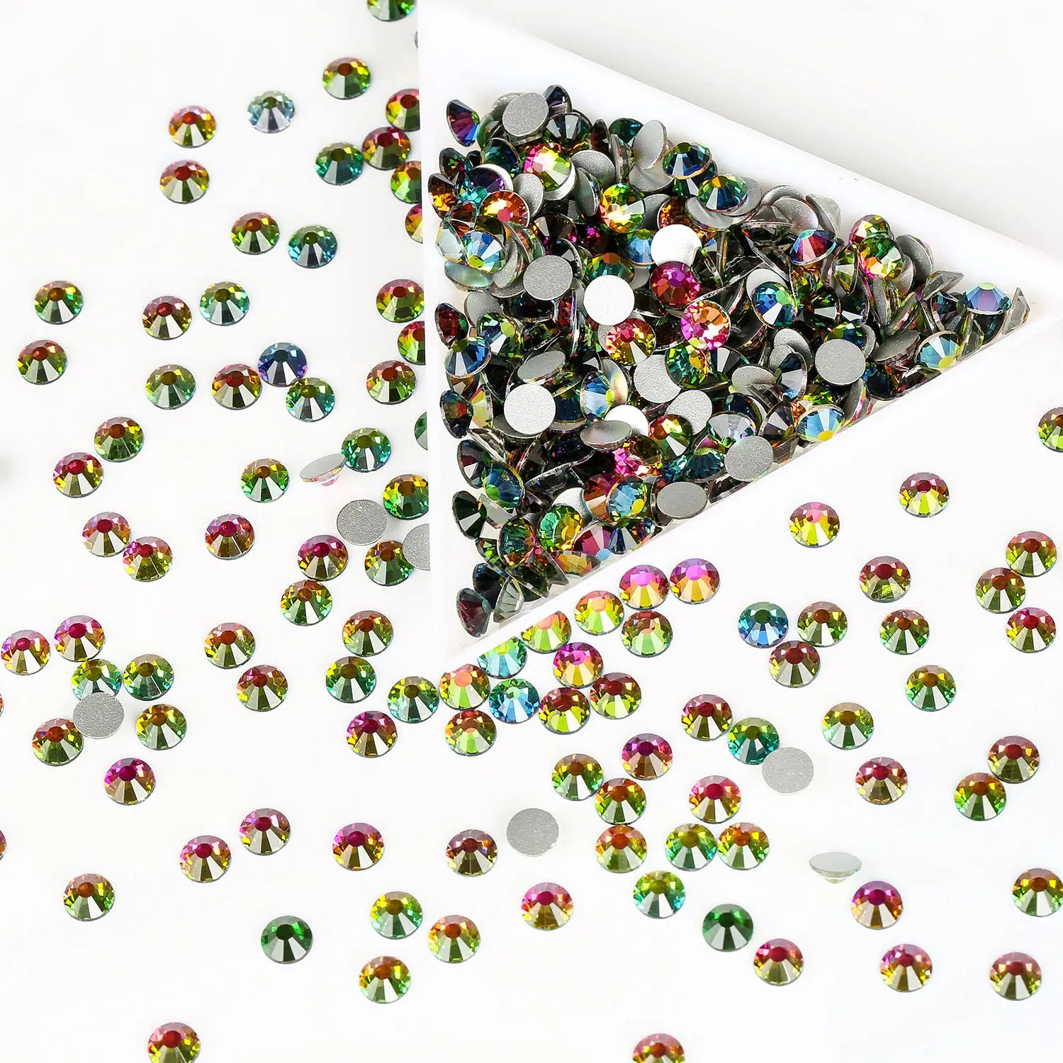 1440Pcs Blaze Crystal Rhinestones,Glass Flatback Rhinestones Gemstones for Nail Face Makeup Art Crafts Clothes Decoration -(SS16,4.0mm,Blaze)