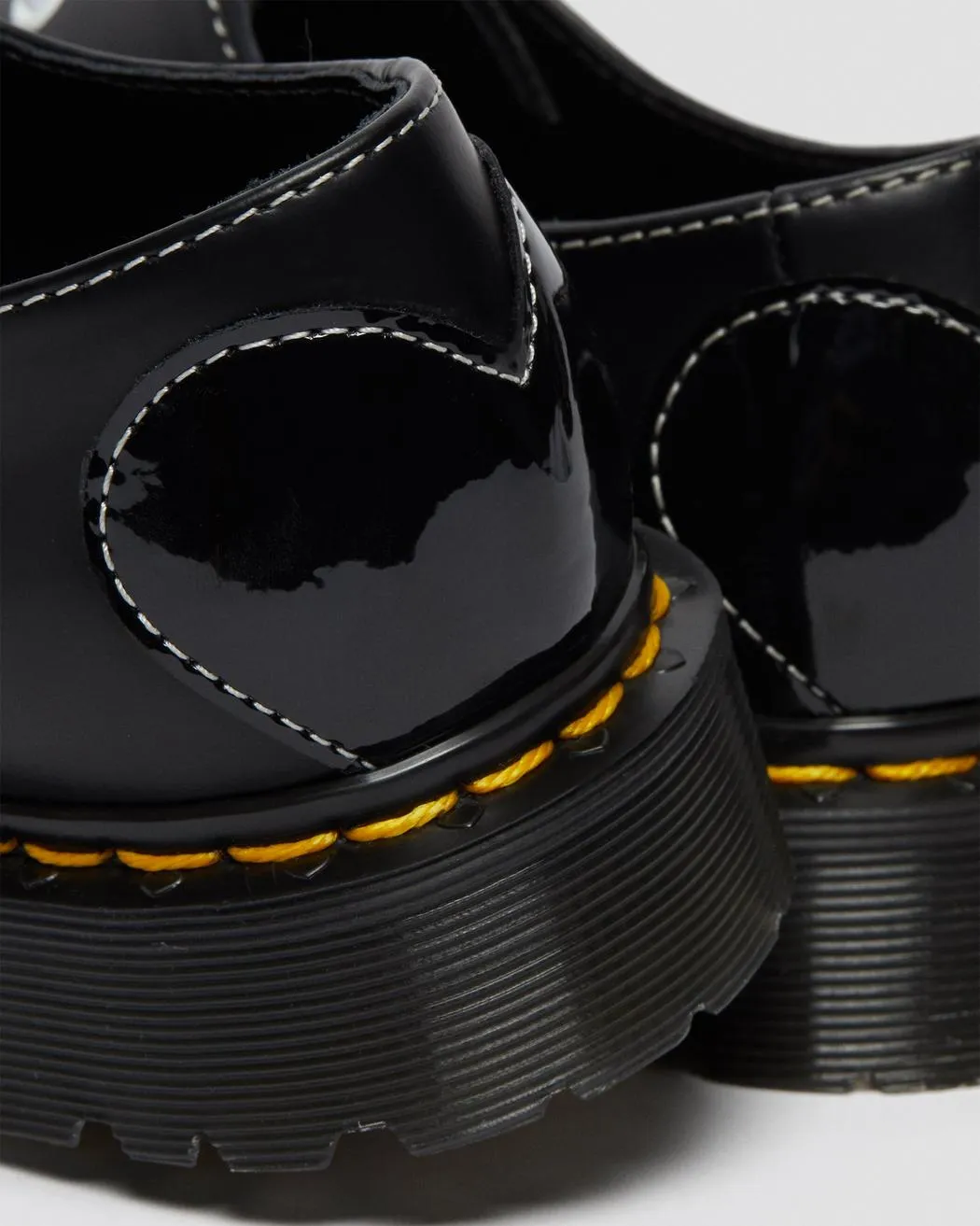 1461 Hearts Black Smooth   Patent Oxford Shoe
