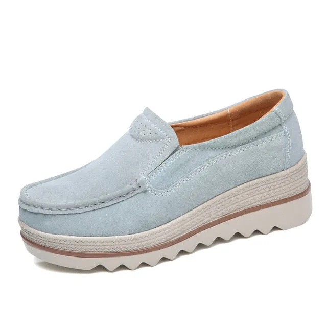 2019 Spring Women Flats Shoes Platform Sneakers