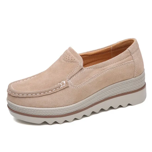 2019 Spring Women Flats Shoes Platform Sneakers