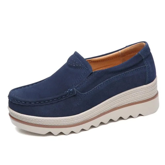 2019 Spring Women Flats Shoes Platform Sneakers