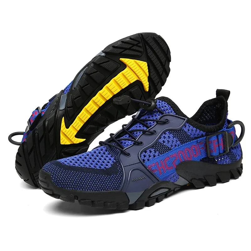 2023 Summer Men Women Trekking Hiking Shoes Summer Mesh Breathable Men Sneakers Outdoor Trail Climbing Sports Shoes Size 36-47