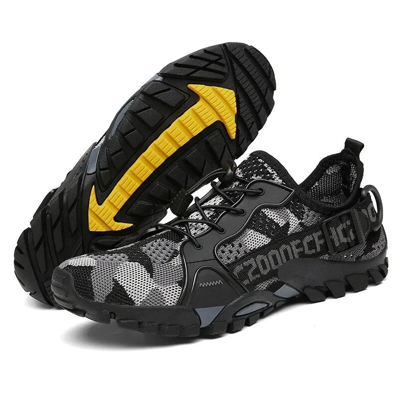 2023 Summer Men Women Trekking Hiking Shoes Summer Mesh Breathable Men Sneakers Outdoor Trail Climbing Sports Shoes Size 36-47