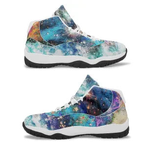 Acquiesce Apothos Psychedelic Split-Style Classic Basketball Sneakers