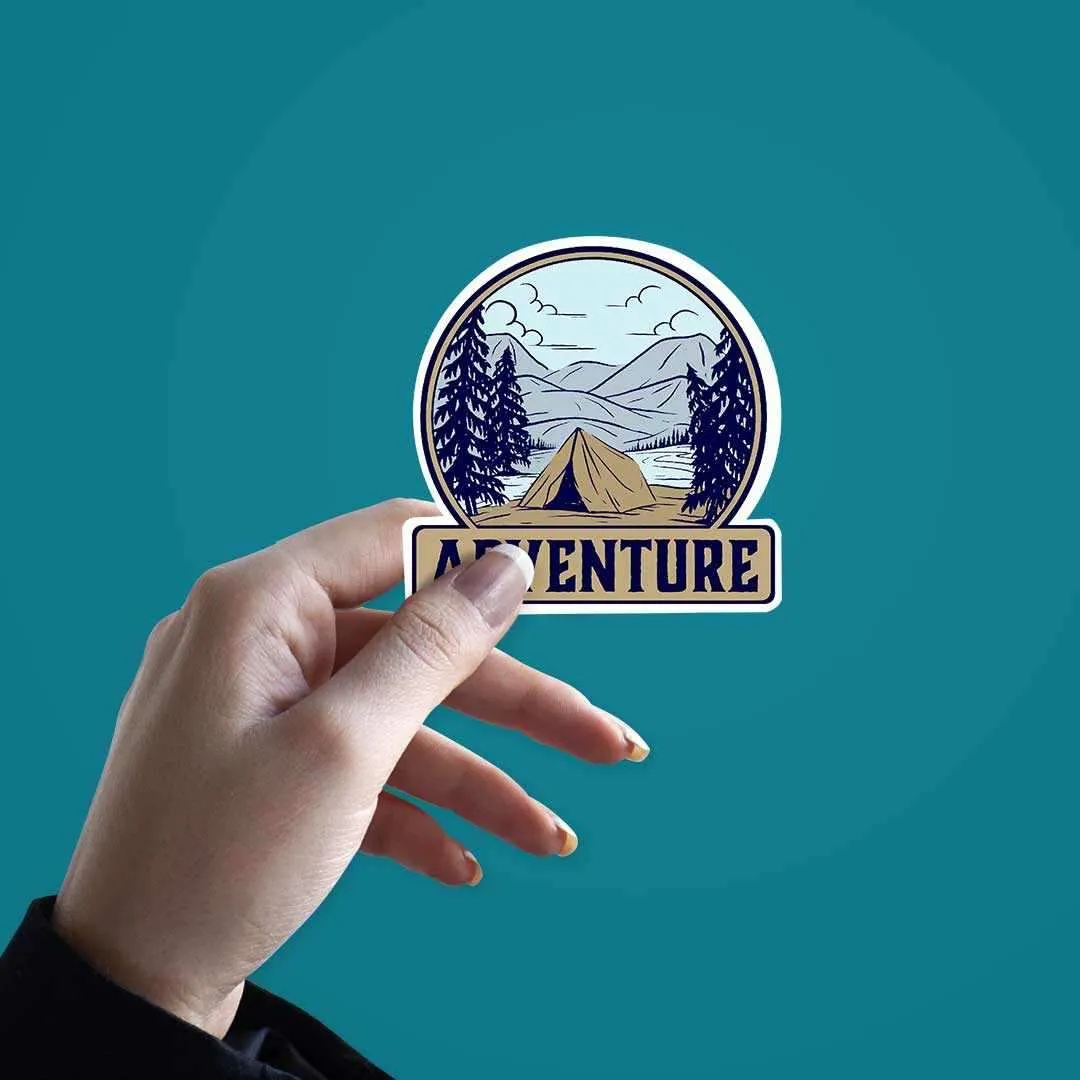 Adventure - Camping Sticker