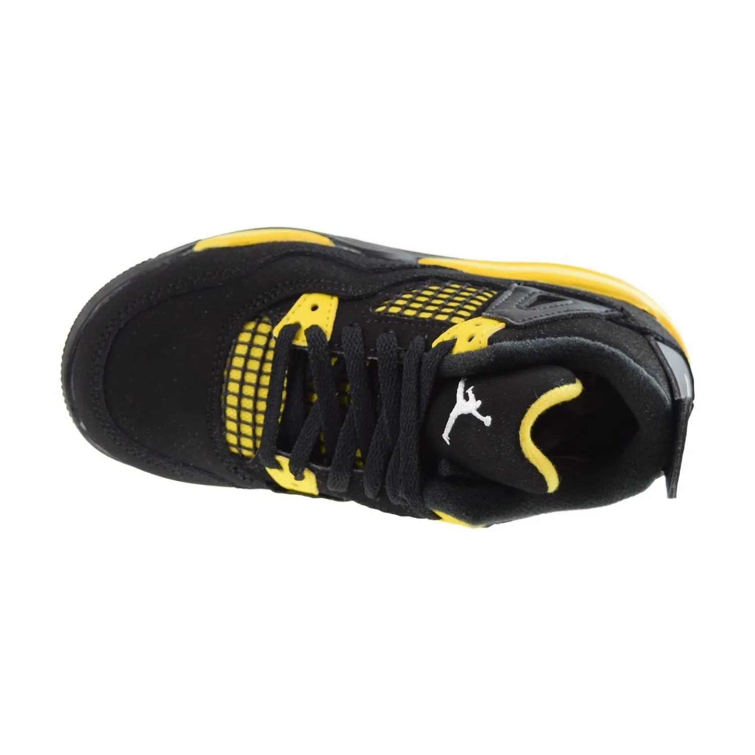 Air Jordan 4 Retro (PS) "Thunder"  Little Kids' Shoes Black-Tour Yellow