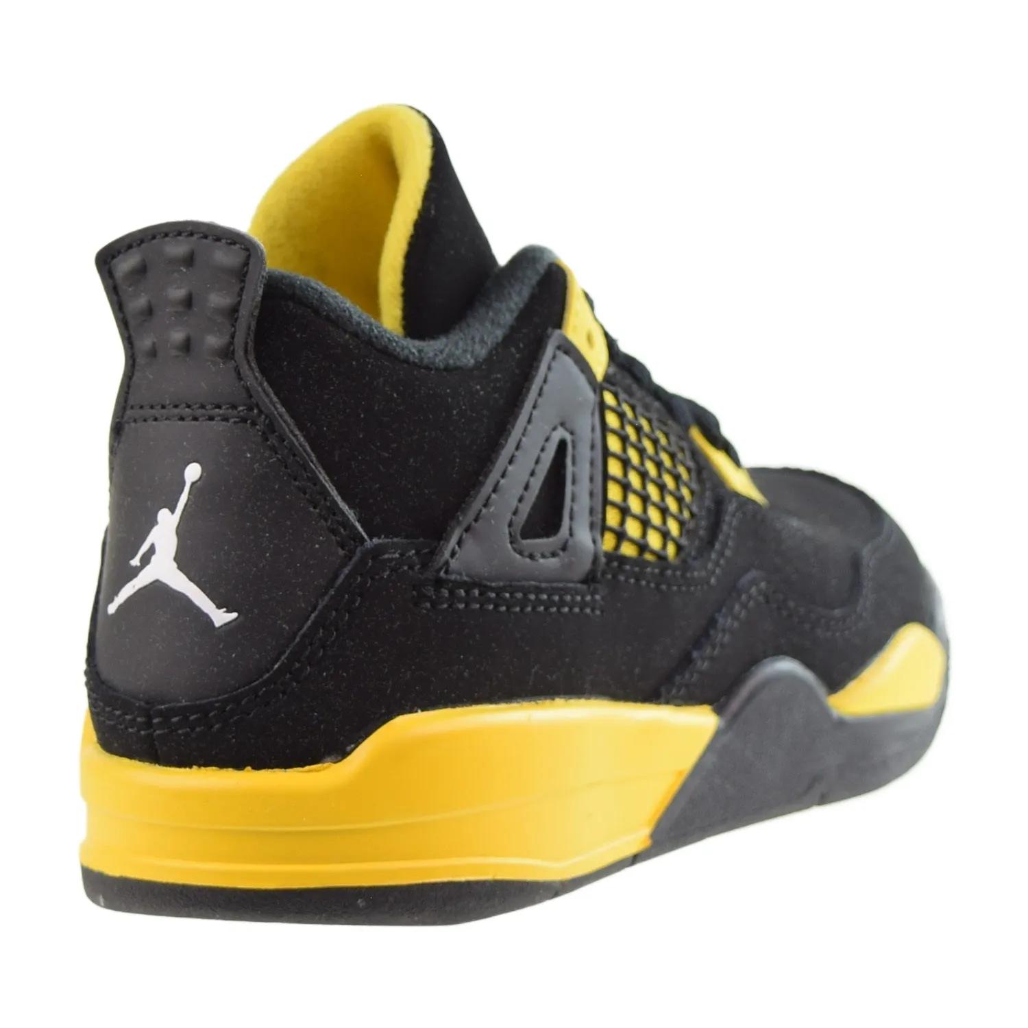 Air Jordan 4 Retro (PS) "Thunder"  Little Kids' Shoes Black-Tour Yellow