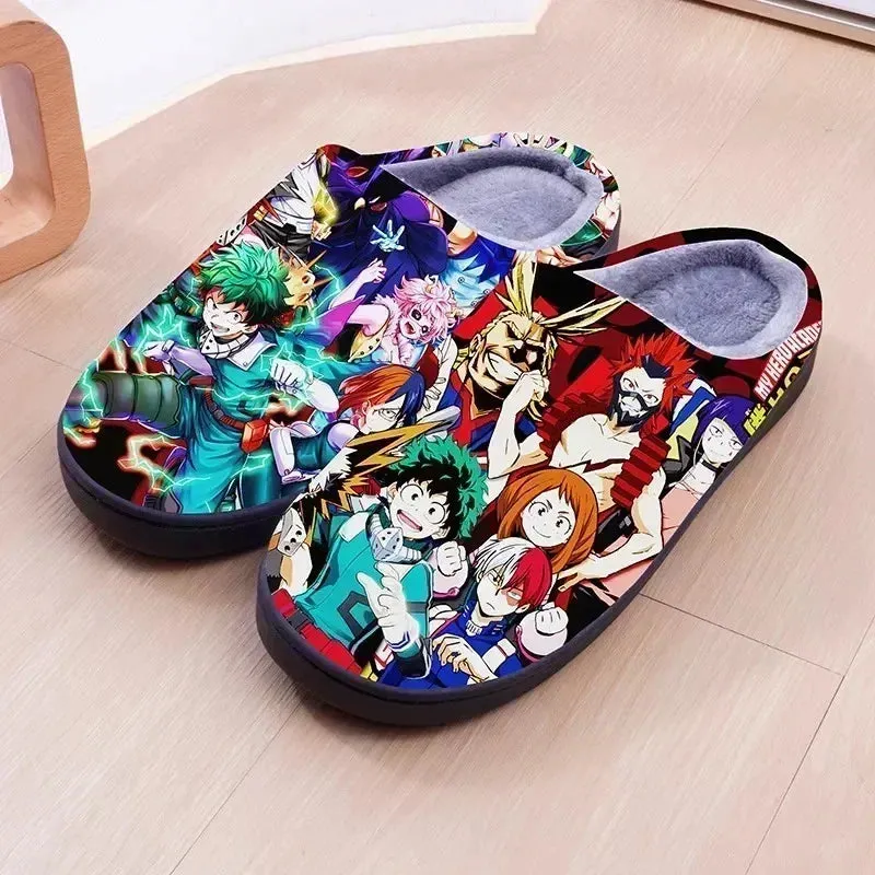Anime Plush  One Piece Luffy slippers