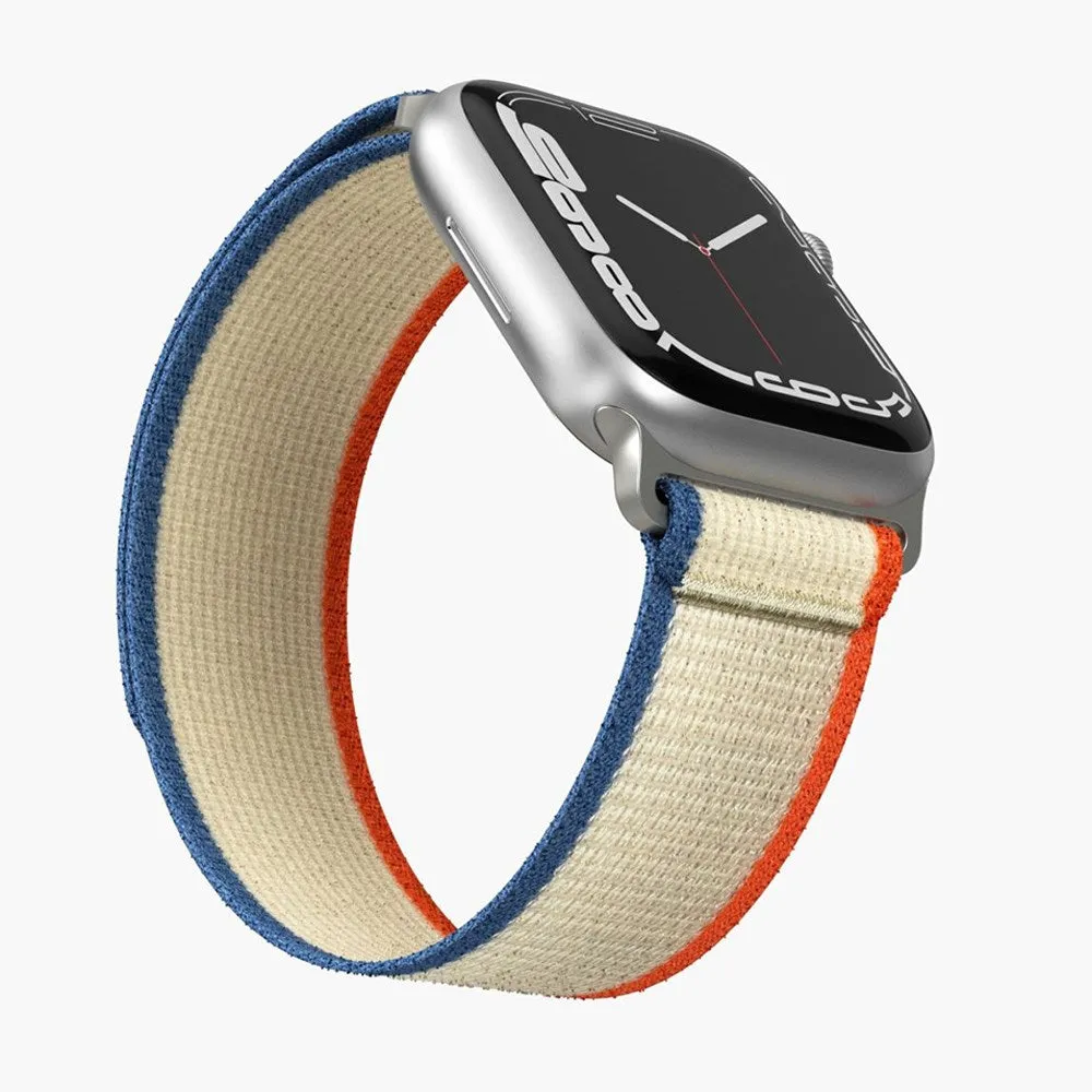 Apple Watch (38/40/SE/41/42mm) Vonmählen Trekking Loop Nylon Rem - Orange / Beige