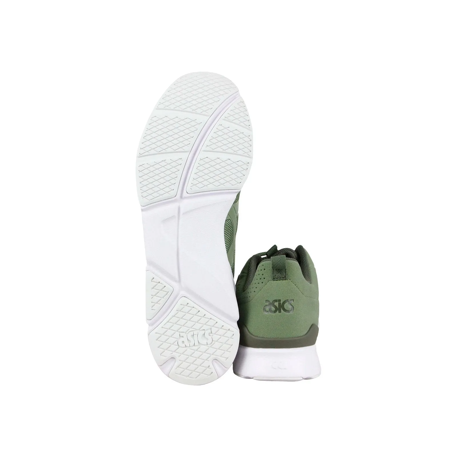 Asics Gel Lyte Runner 1193A088-300 Mens Green Canvas Lifestyle Sneakers Shoes