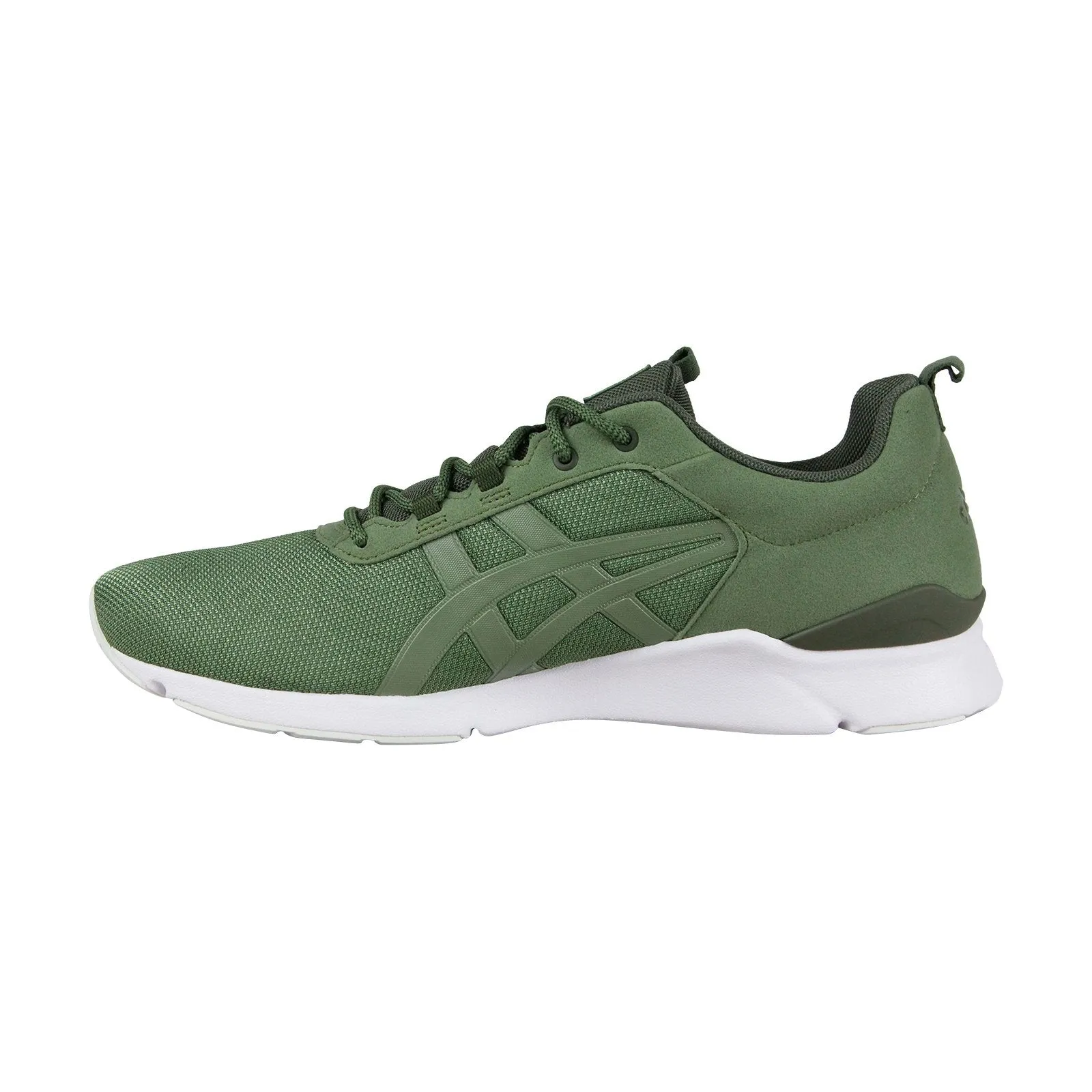 Asics Gel Lyte Runner 1193A088-300 Mens Green Canvas Lifestyle Sneakers Shoes