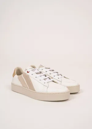 Asymetrical sneakers for women - SAINT JAMES x Caval (BLANC/NACRE)