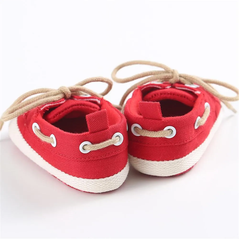 Baby Unisex Lace Up Casual Flats Wholesale Children Shoes
