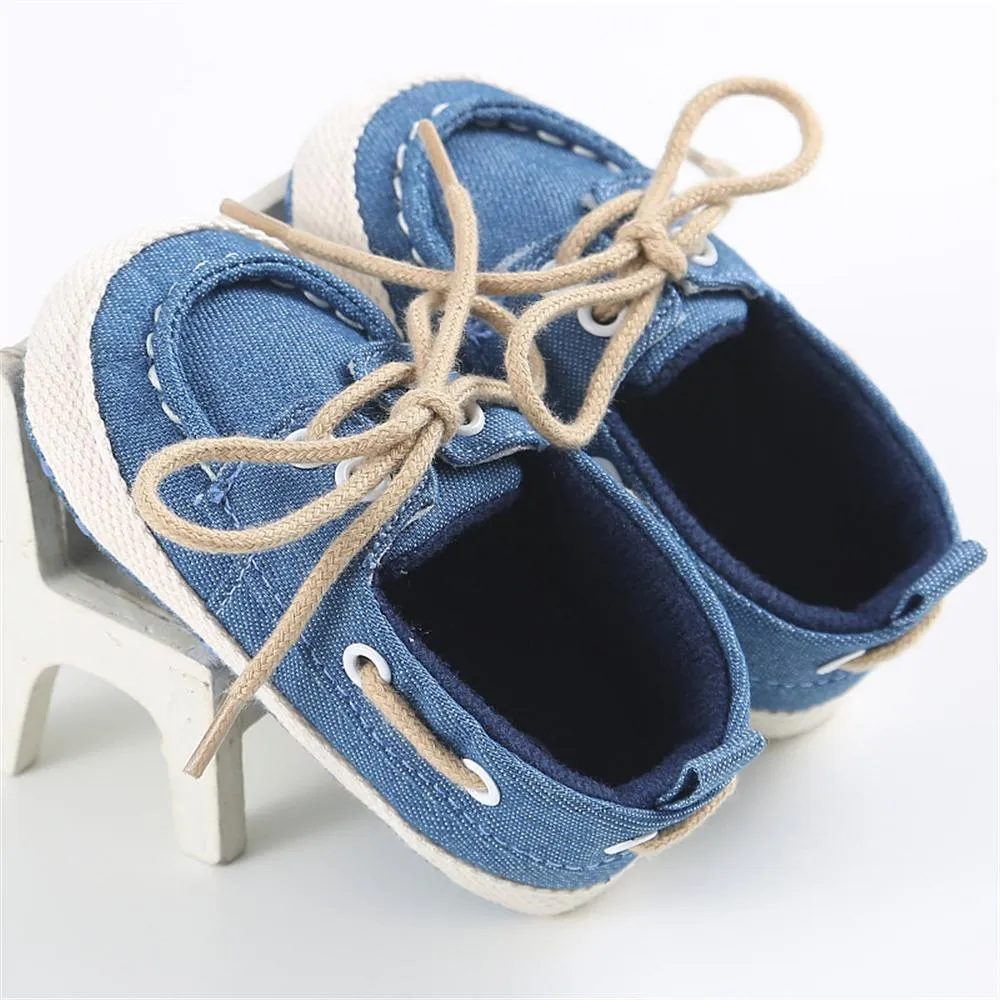 Baby Unisex Lace Up Casual Flats Wholesale Children Shoes
