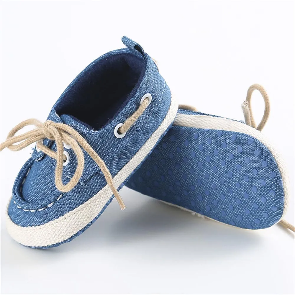 Baby Unisex Lace Up Casual Flats Wholesale Children Shoes