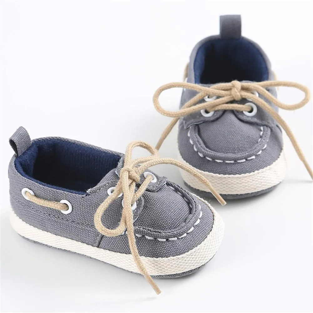 Baby Unisex Lace Up Casual Flats Wholesale Children Shoes