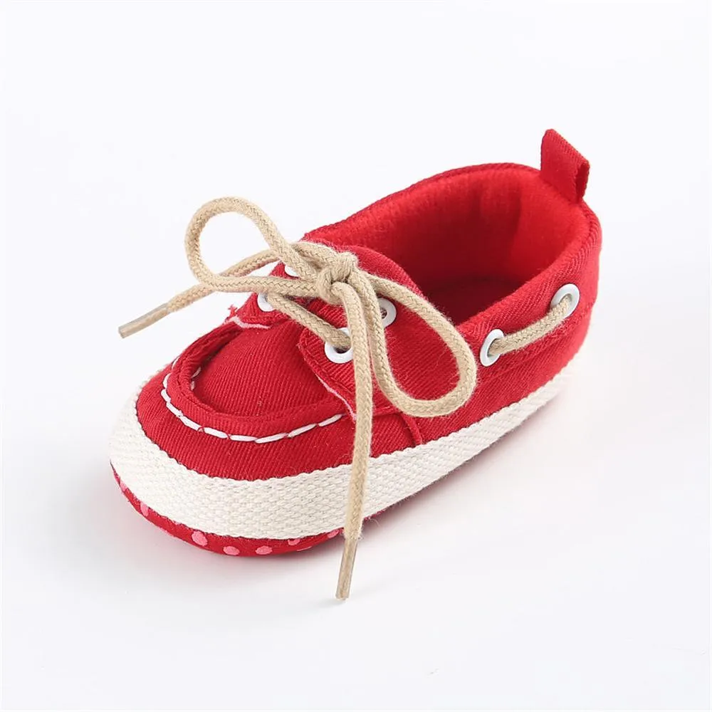 Baby Unisex Lace Up Casual Flats Wholesale Children Shoes