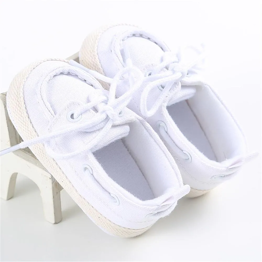 Baby Unisex Lace Up Casual Flats Wholesale Children Shoes