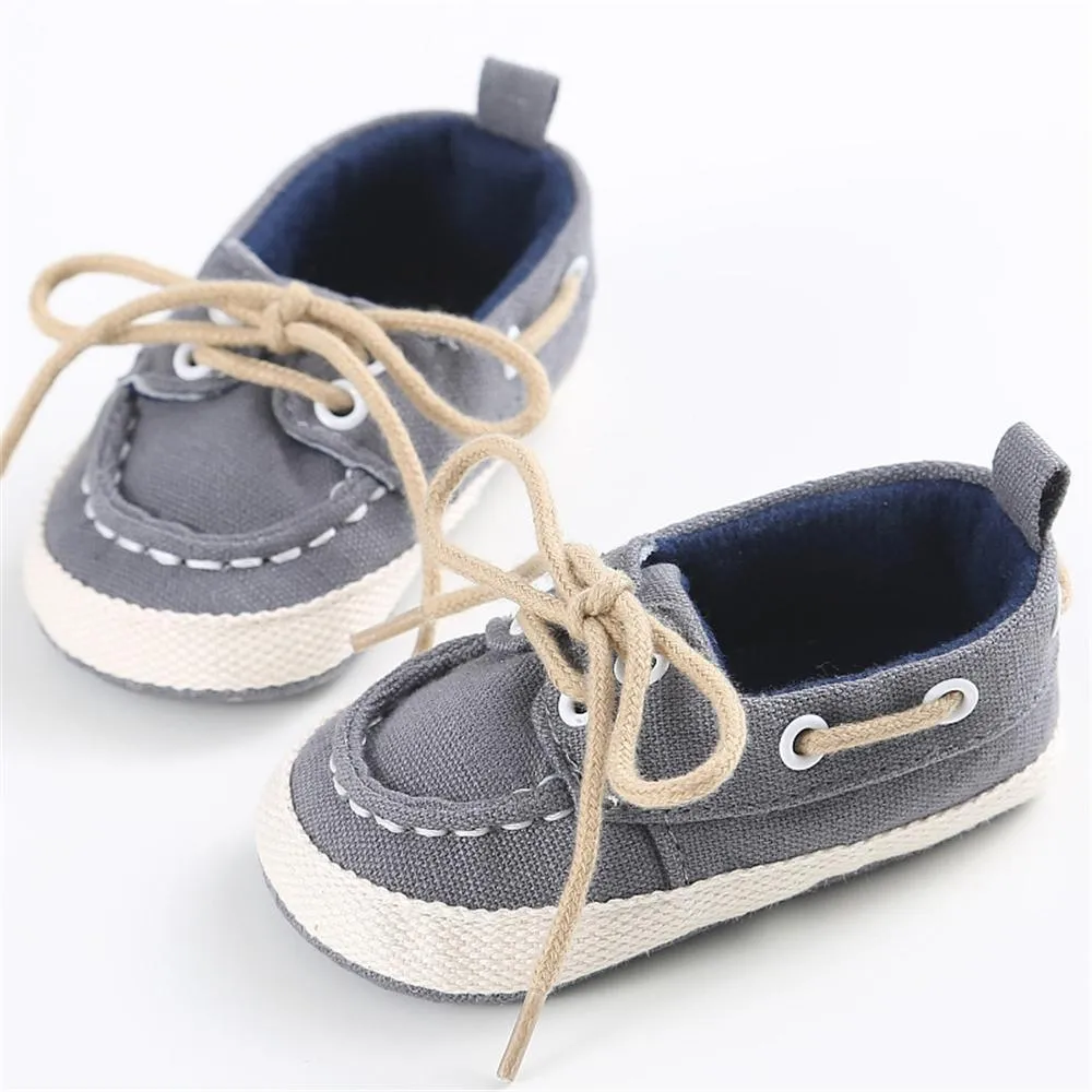 Baby Unisex Lace Up Casual Flats Wholesale Children Shoes