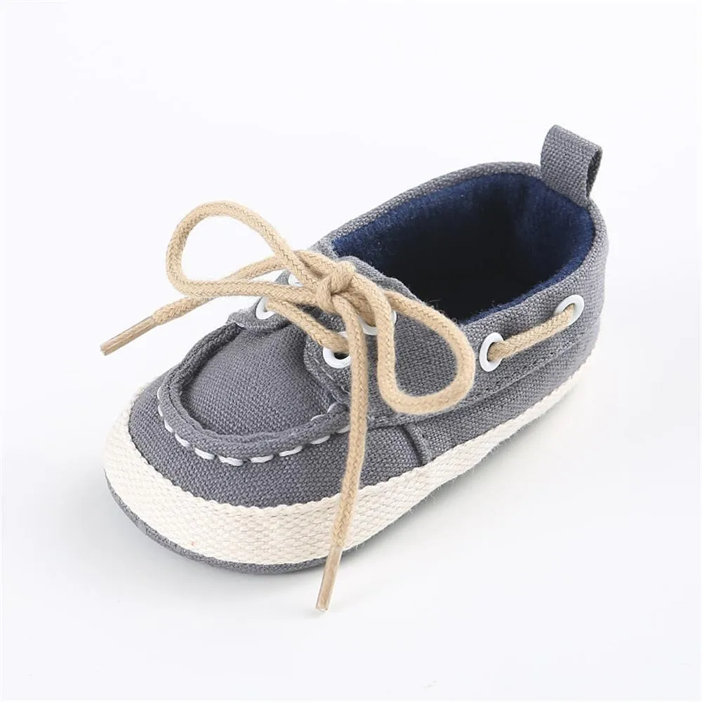 Baby Unisex Lace Up Casual Flats Wholesale Children Shoes