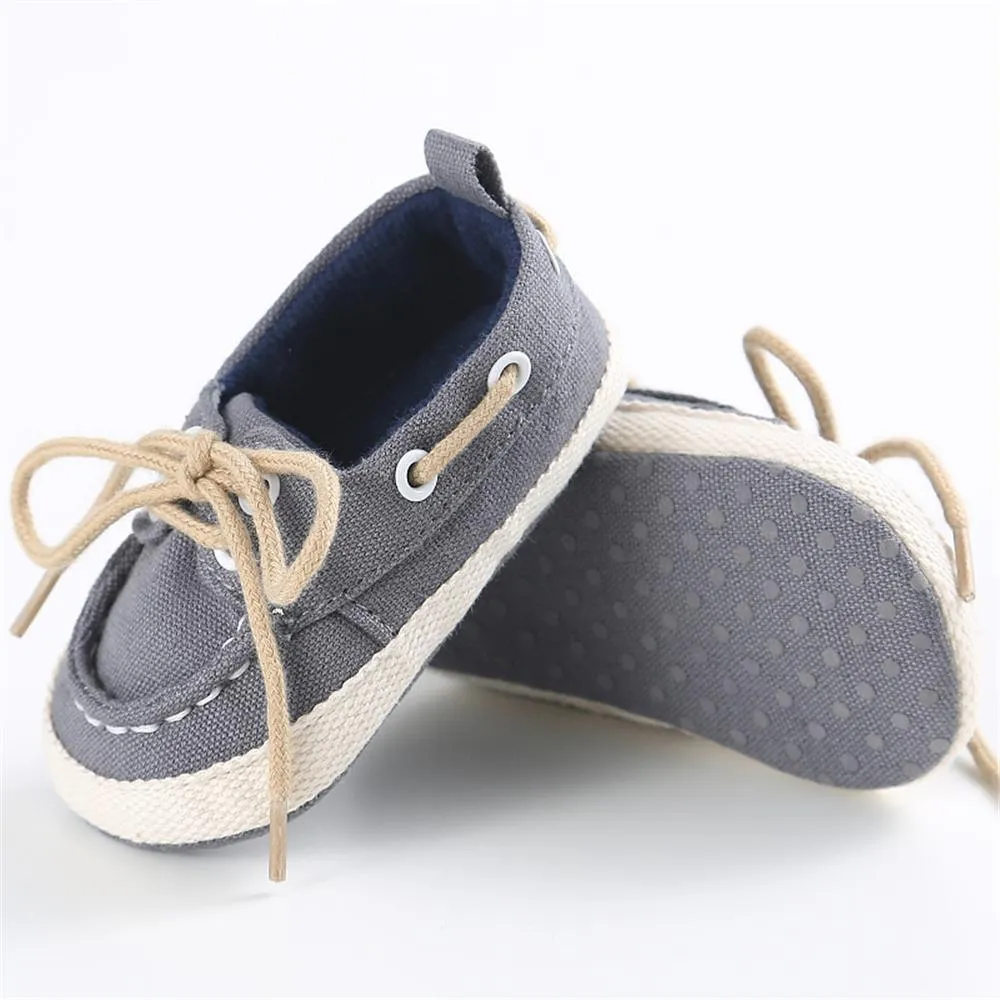 Baby Unisex Lace Up Casual Flats Wholesale Children Shoes