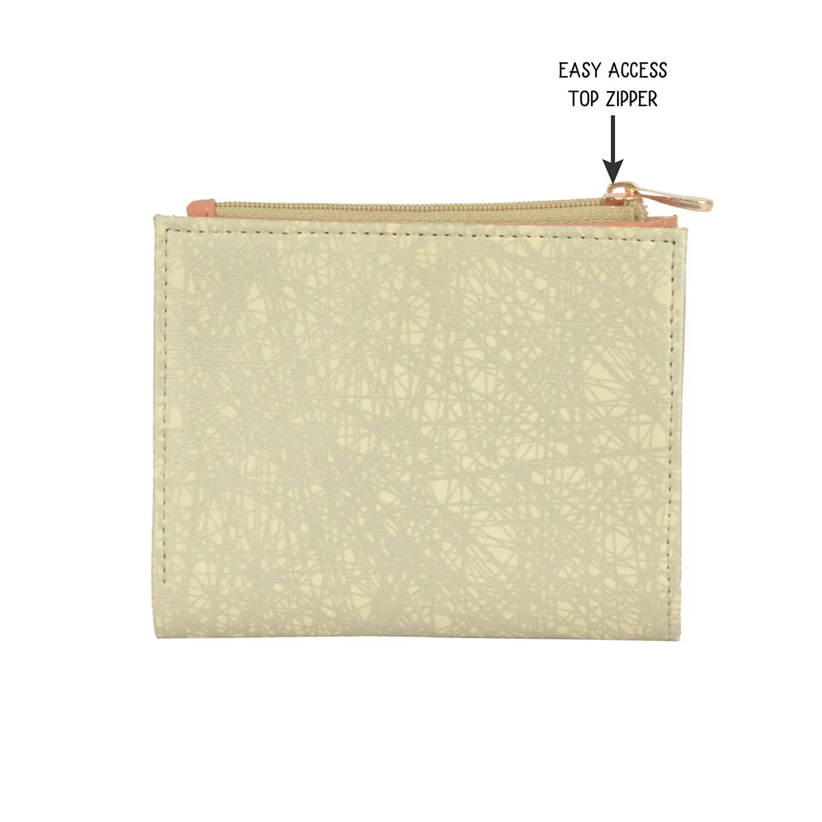 Baggit Women's 2 Fold Wallet - Small (White)