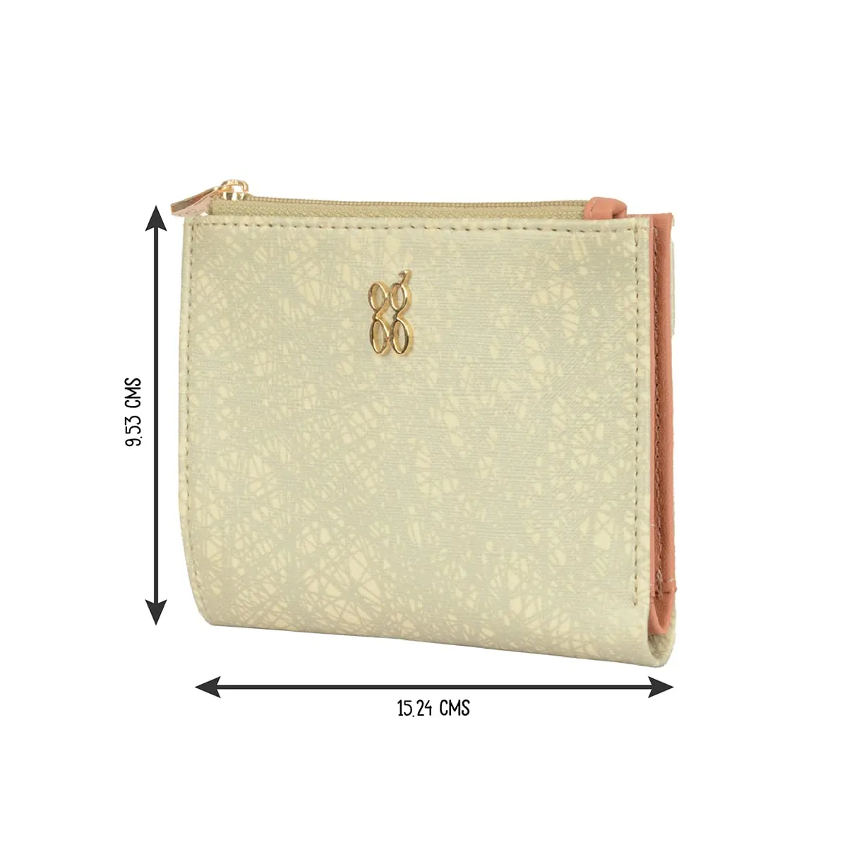Baggit Women's 2 Fold Wallet - Small (White)