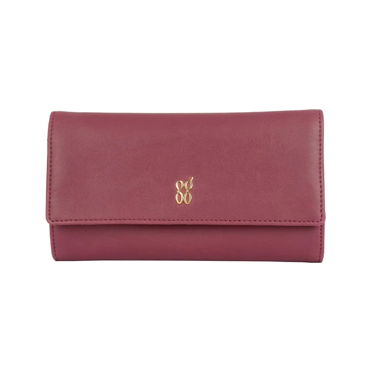 Baggit Women's 3 Fold Wallet - Large (Red)