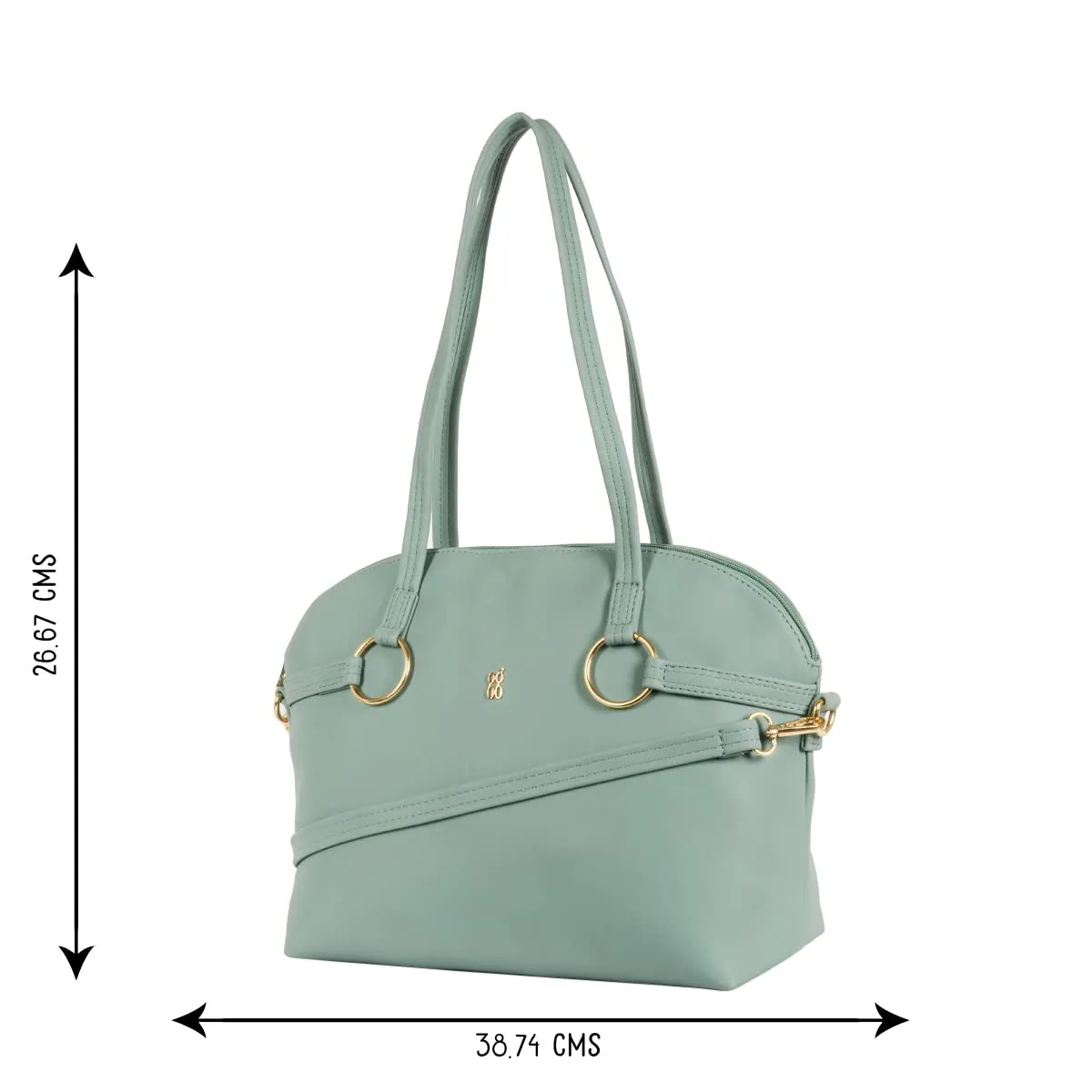 Baggit Women's Bowling Handbag - Medium (Blue)