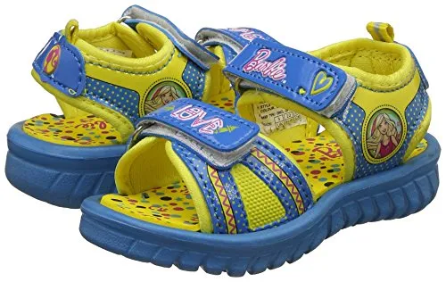 Barbie Girl's Sky Blue Fashion Sandals - 2 UK/India (34 EU)(BBPGSS0254)
