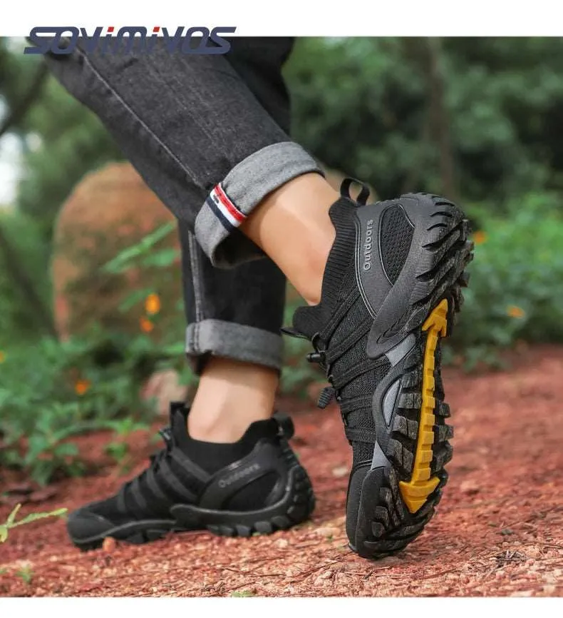 Breathable Non-slip Outdoor Climbing Shoes for Men