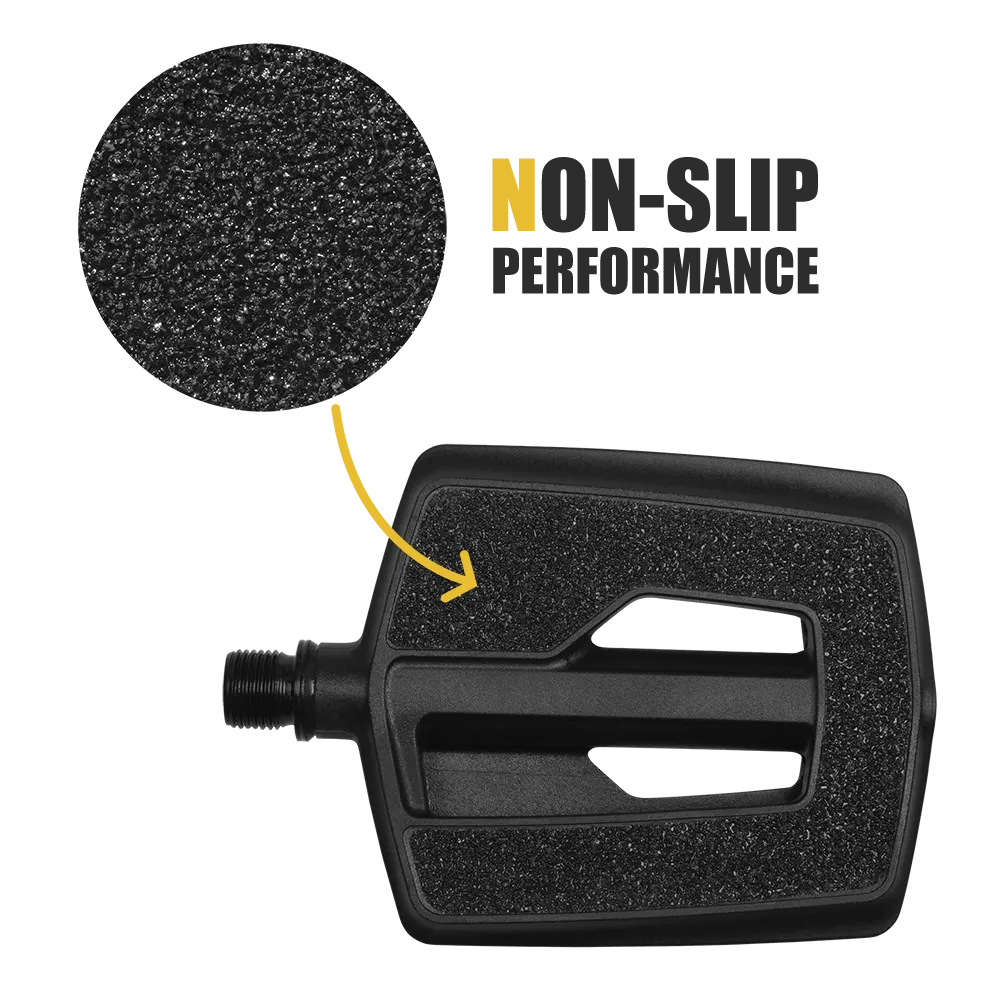 BV Bike Platform Pedals, 9/16-Inch CNC Spindle | BV-PD2