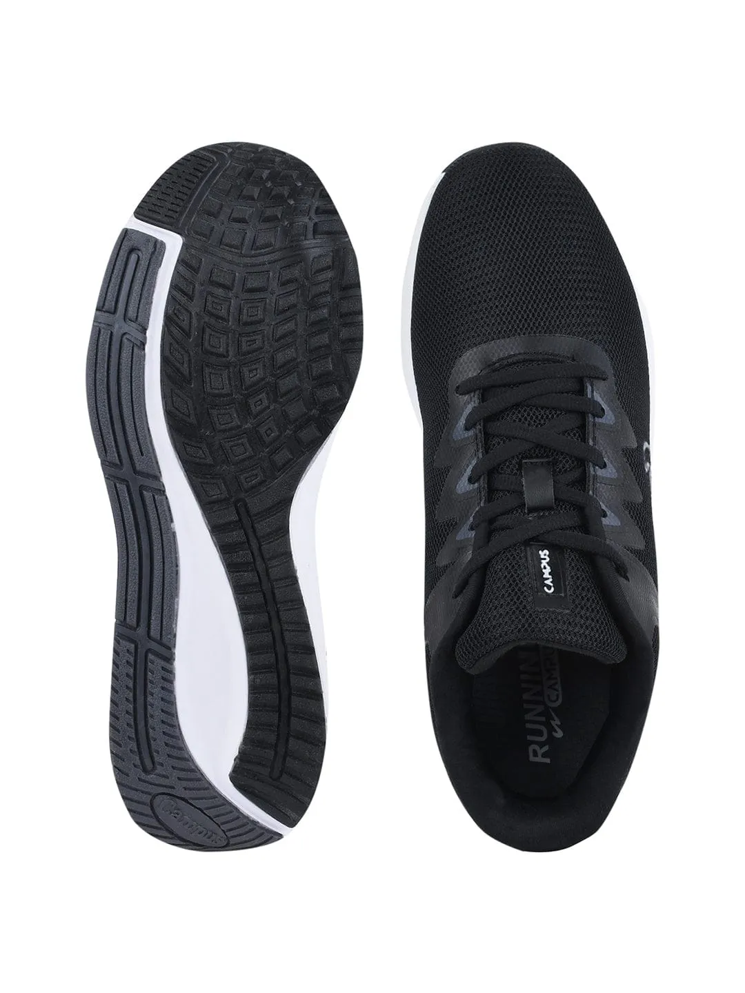 CAMP-XMEN Black Men's Running Shoes