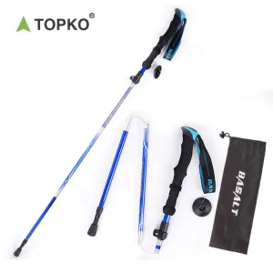 Carbon Aluminum Alloy Five-Section Combined Telescopic Trekking Pole