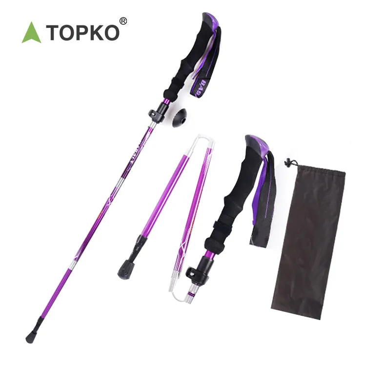 Carbon Aluminum Alloy Five-Section Combined Telescopic Trekking Pole