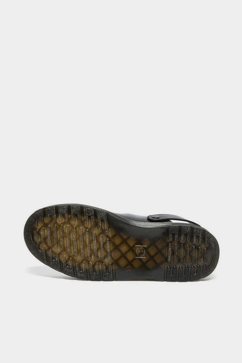 Carlson Leather Sandal - Black Lusso