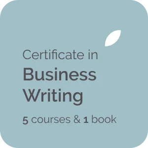 Certificate in Business Writing