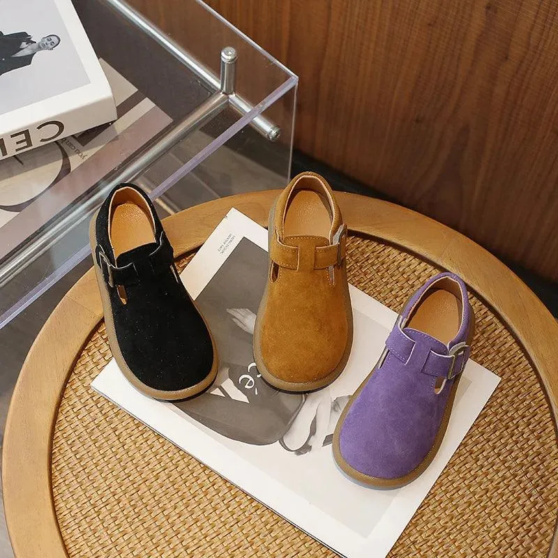 Children's Casual Shoes - Hollow Out Soft Leather Flats - TSS309