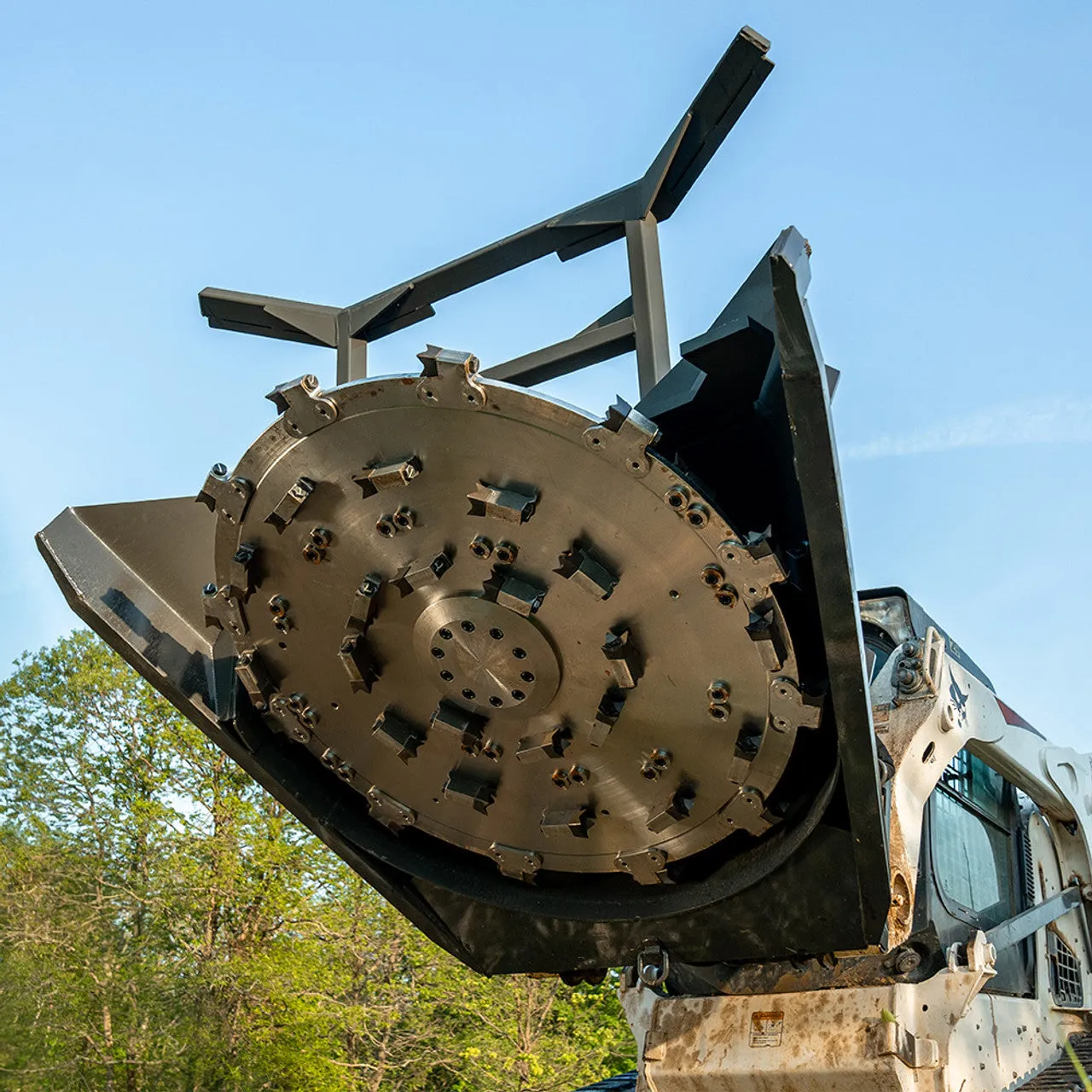 CID 44" and 60" Forestry Disc Mulcher Attachment For Skid Steer