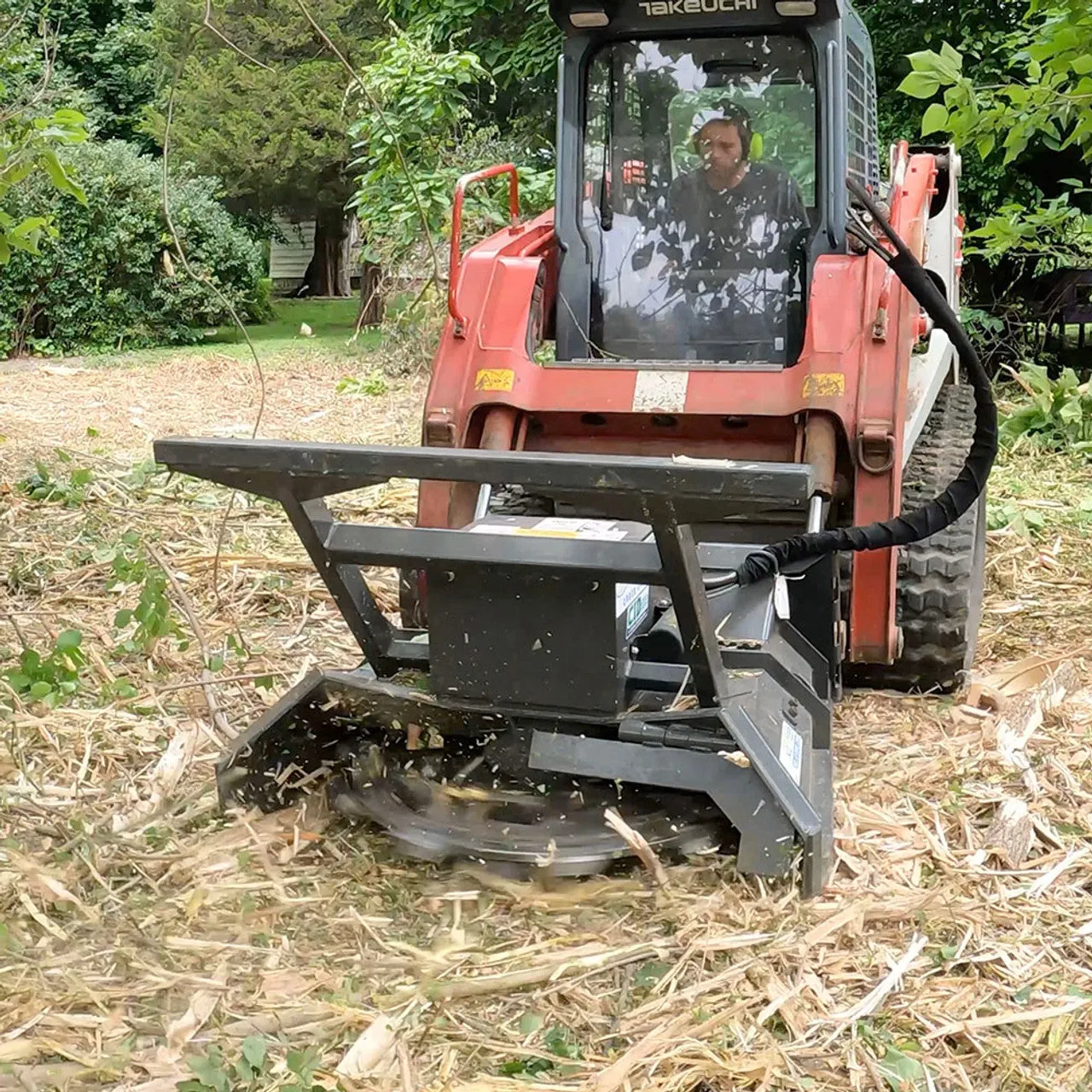 CID 44" and 60" Forestry Disc Mulcher Attachment For Skid Steer