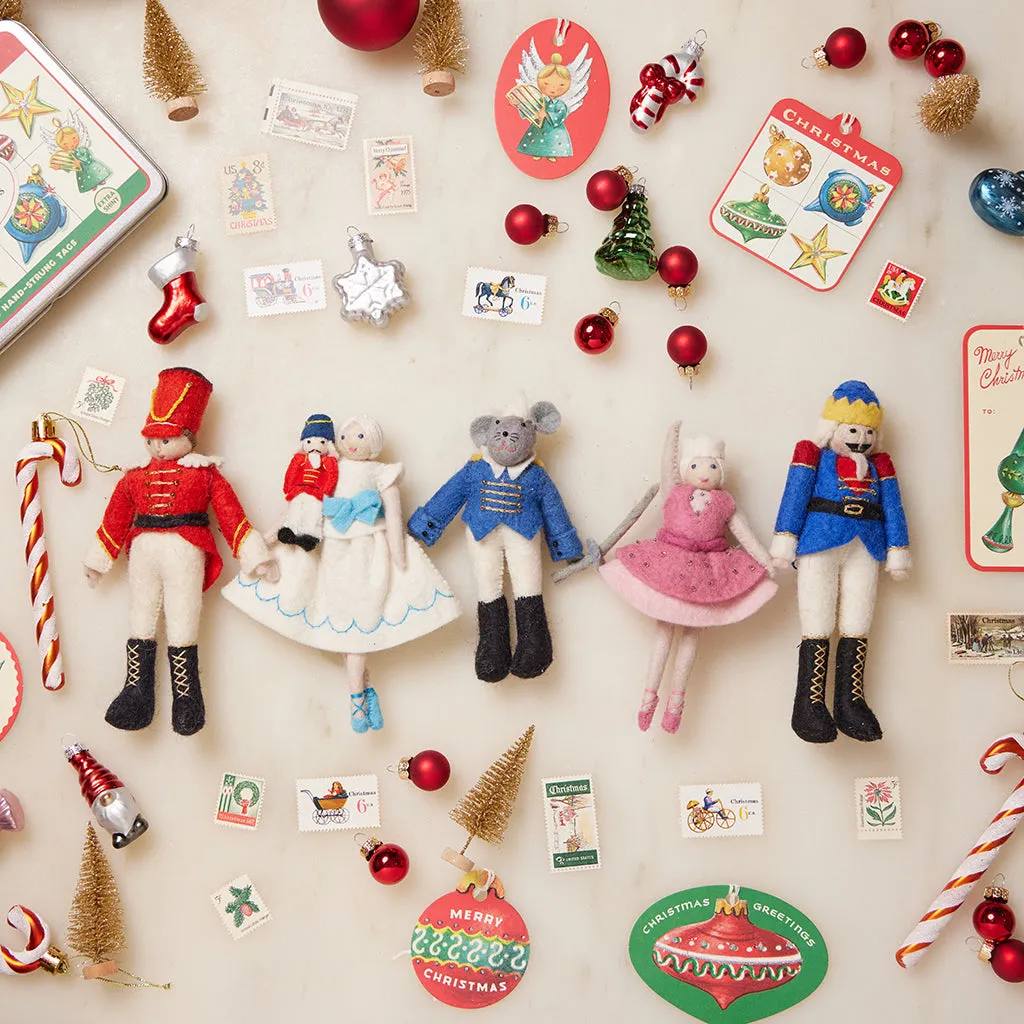 Clara with Nutcracker Ornament - Light