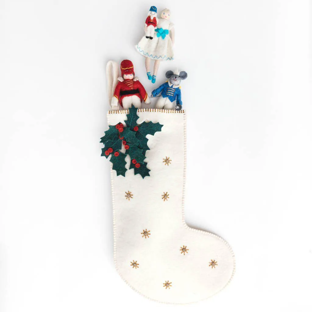 Clara with Nutcracker Ornament - Light