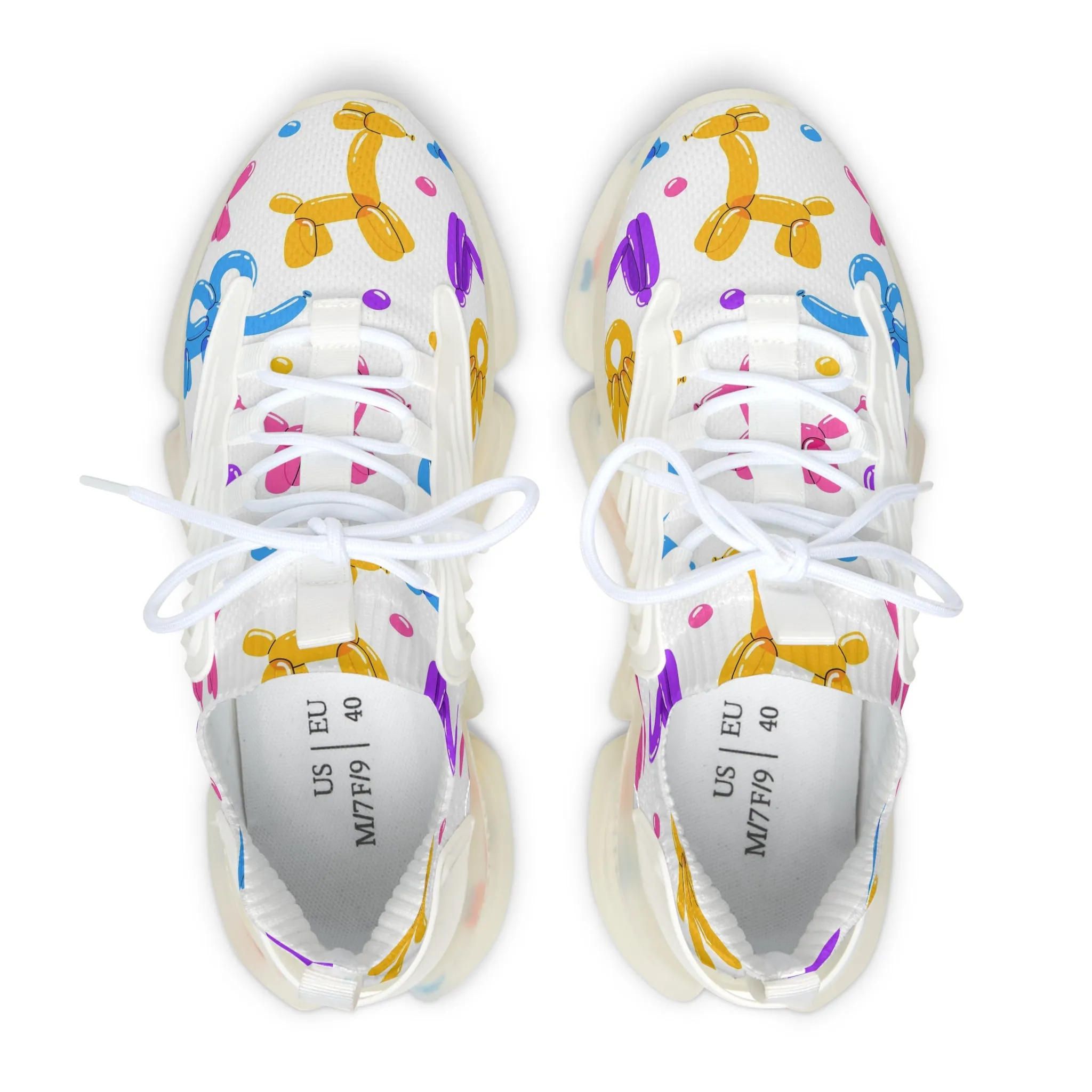 Colorful Air Balloons Women's Mesh Sneakers