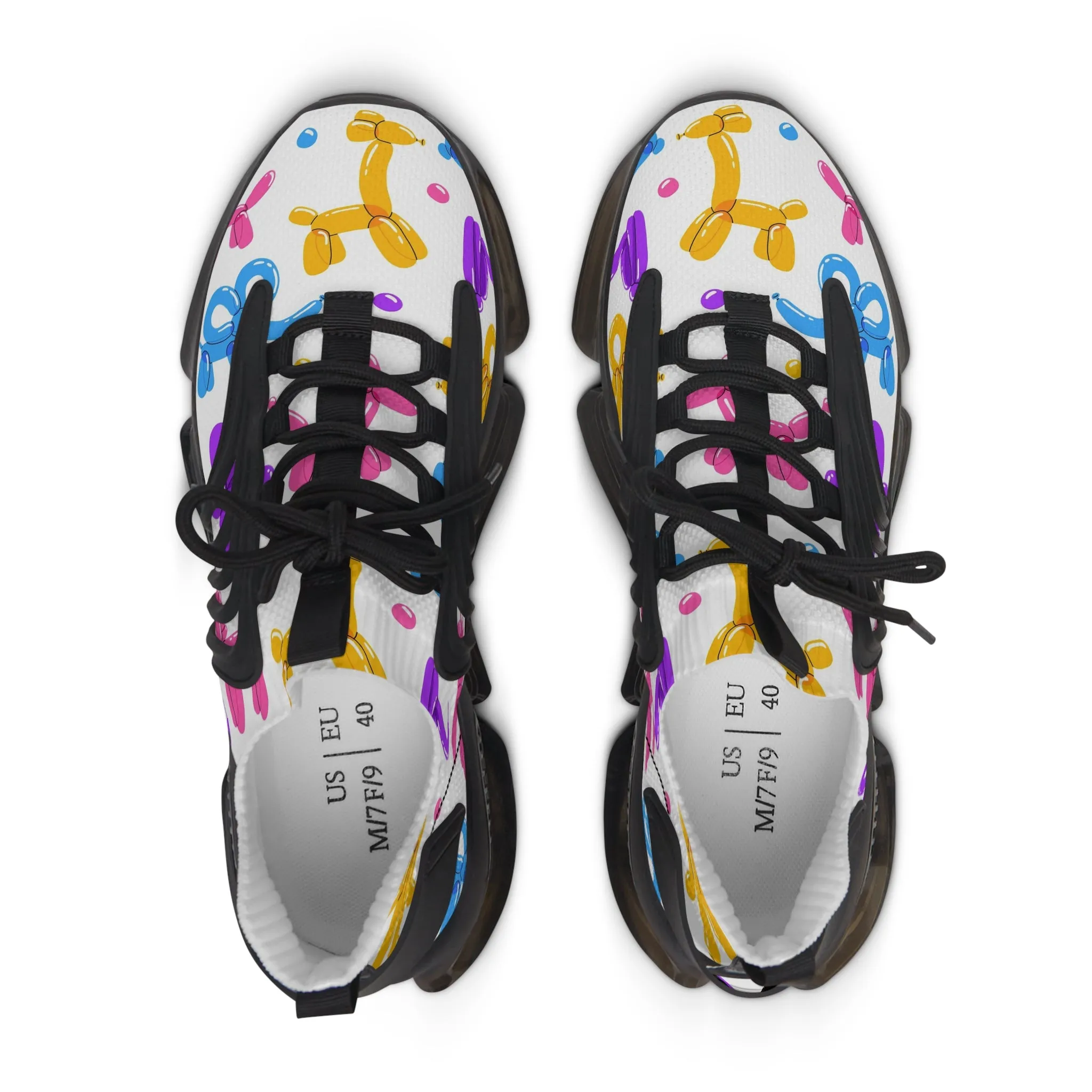Colorful Air Balloons Women's Mesh Sneakers