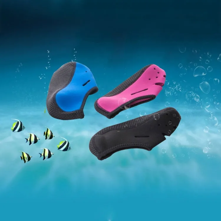Comfortable and Anti-slip 3MM Swimming Diving Socks Breathable Water to Swim The Beach Socks Size:XXL (44)(Magenta)