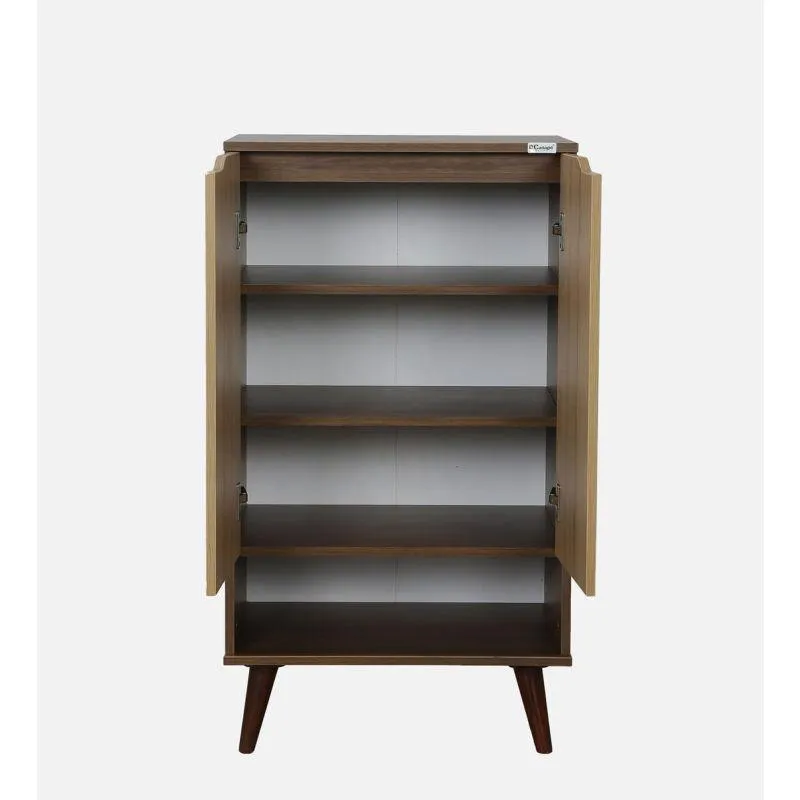 Compact Vertical Elegance: Compressed Wood Shoe Rack By Alhome