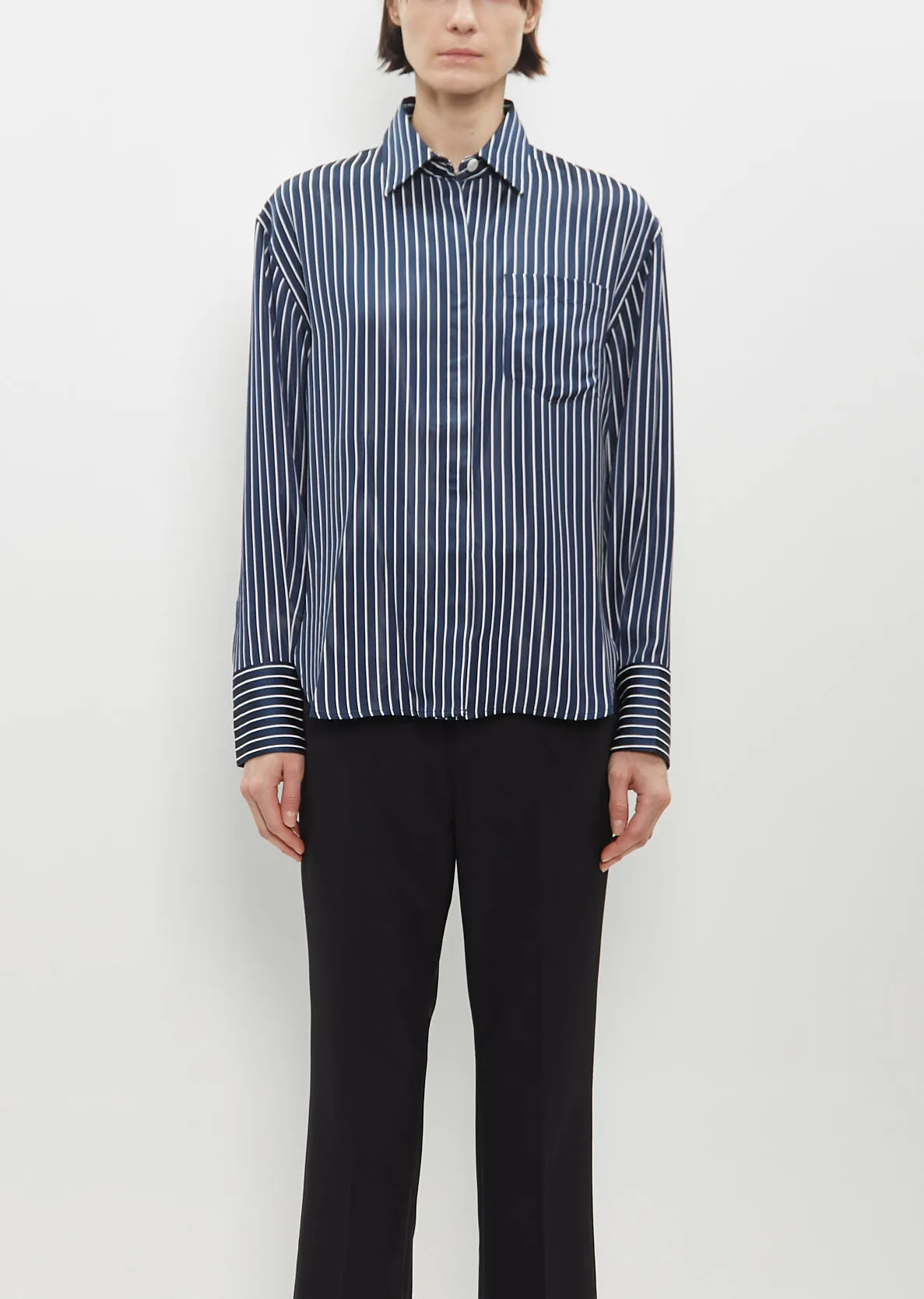 Concealed Placket Shirt