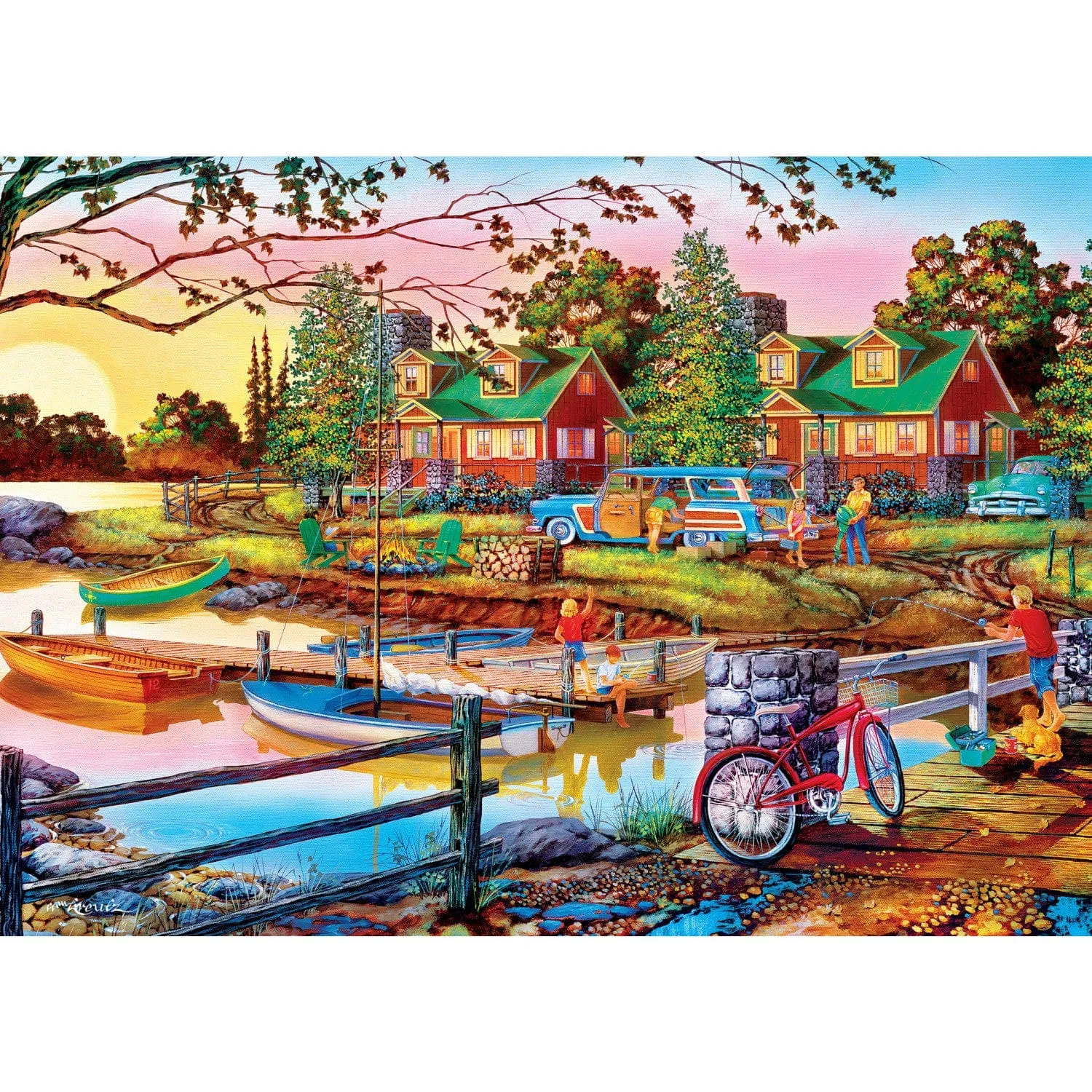 Country Escapes - Away from It All 500 Piece Jigsaw Puzzle